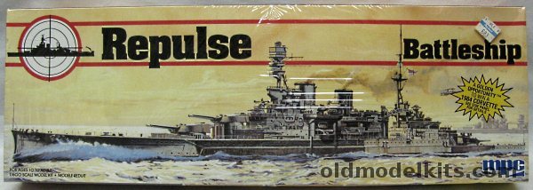 MPC 1/600 H.M.S. Repulse Battlecruiser - (ex Airfix), 1-5253 plastic model kit